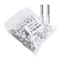 Fidioto 18AWG Wire Ferrules Kits, 250pcs White AWG18 Assortment Wire Ferrule Copper Crimp Connector Insulated Cord Pin End Terminal