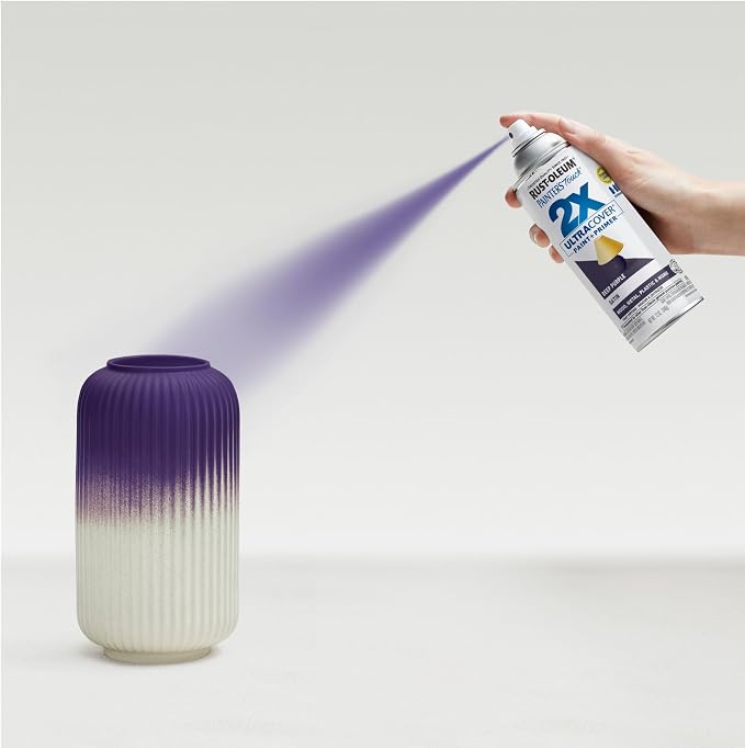 Rust-Oleum Painter's Touch 2X Ultra Cover Spray Paint, Satin Deep Purple | - Image 6