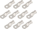 10pcs 1/0 AWG-5/16(M8) Tinned Copper Ring Terminals Battery Lugs, Heavy Duty Wire Lugs, Battery Cable Connectors