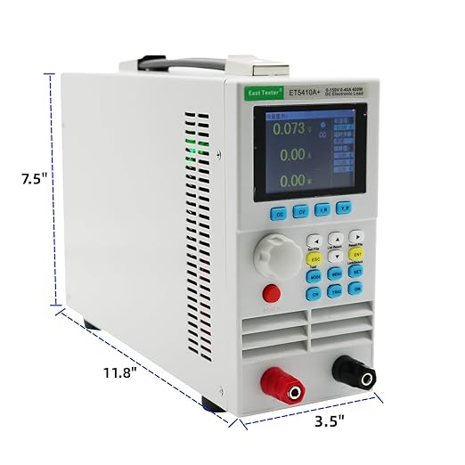Electronic Load Tester 400W 150V 40A Programmable DC Battery Capacity Load Detector Constant Current Voltage USB Testers for Power Supply Switch Charger