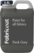 Fabricoat Grey Fabric Upholstery Paint & Dye | 2.5L / 85 fl oz | Restore or by Fabricoat