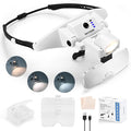 YOCTOSUN Magnifying Glass with Light, Magnifying Glasses with 6 Lenses 1.0X–4.0X by YOCTOSUN