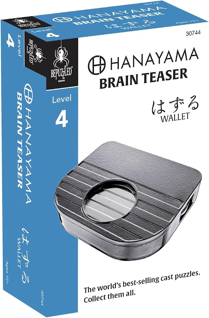 Coin Hanayama Puzzle Level 4 | Cast Metal Brainteaser, Japanese Design - Image 2