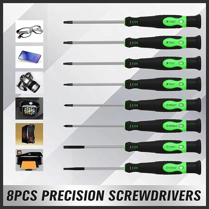 SWANLAKE 118PCS Magnetic Screwdrivers Set With Plastic Ranking,Tools For Men (118PCS)