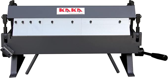 KAKA INDUSTRIAL Box and Pan Brake, 24-Inch Sheet Metal Brake, 16-Gauge Mild Steel Capacity Metal Brake Bender, Pan and Box Brake 1–135 Degree Adjustable, Metal Finger Break with 5 Fingers W-2416Z