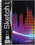 UCreate Fashion Poly Sketch Book, Sonic Vibes by CreativityStreet%C2%AE