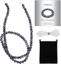 4mm Matte Black Labradorite Bead, 15-Inch Matte Round Loose Stone Beads by THRELE