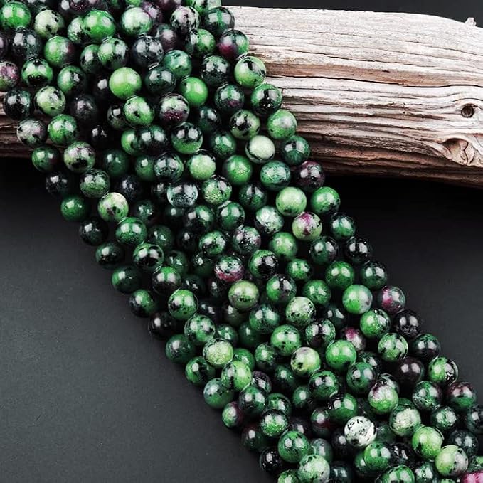 Zenkeeper 108 Pcs Ruby Zoisite Beads - Image 3