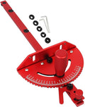 Table Saw Miter Gauge, Works w/Table Saws, Router Table, Band Saw (Red)