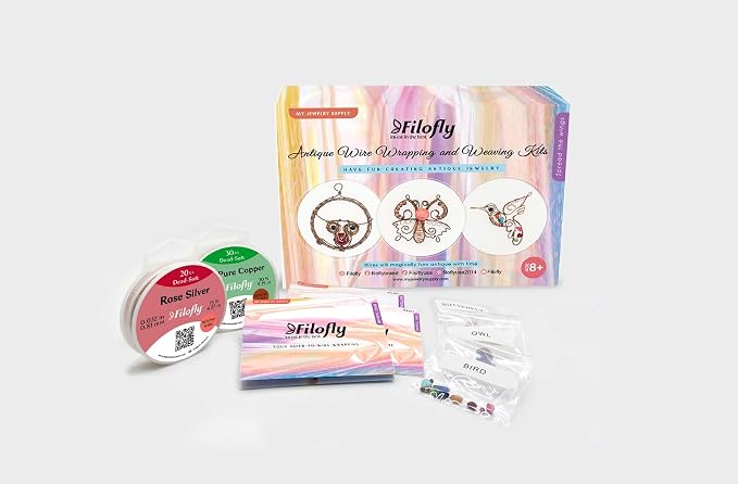 Filofly DIY Jewelry Kits, Spread The Wings Make Your Own Wire Wrapping and - Image 2