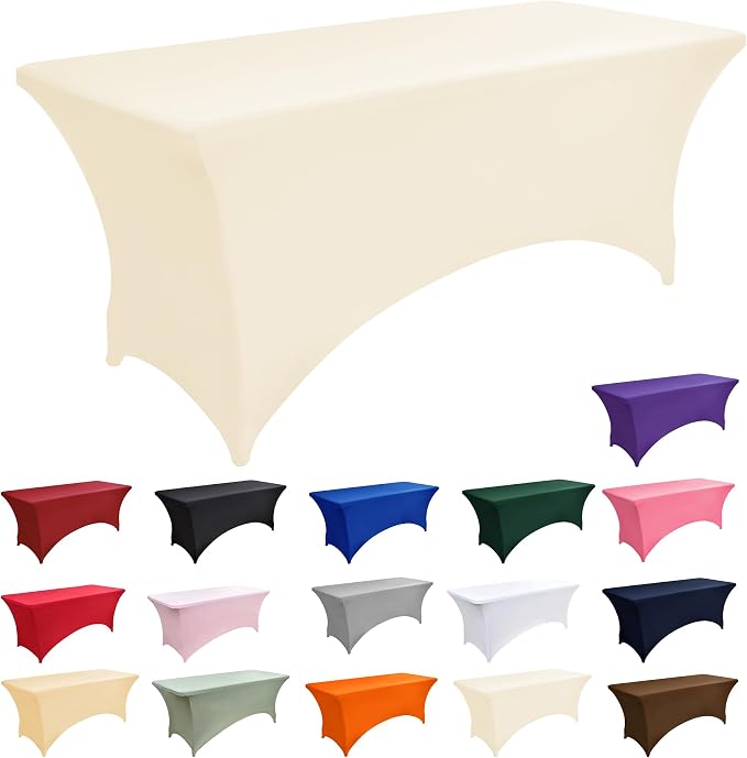 6-Pack 6ft Spandex Table Covers - Image 3