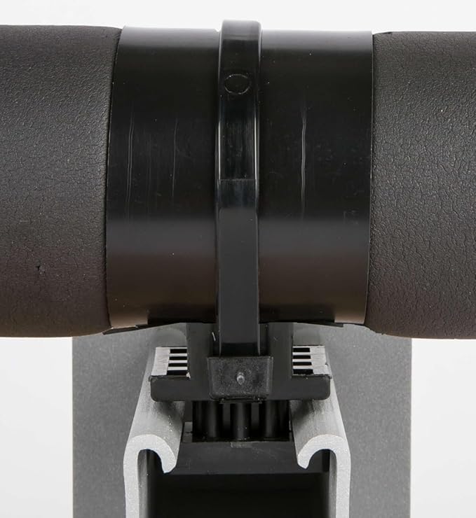 Strut Clamp for Piping and Conduit (10pcs & 100pcs), 3/8" to 5" Universal Size, Tool-Free Install, Made in USA, Non-Corrossive, Non-Conductive. (Uniclamp + Stainless Strap + HDPE Sleeve, 10)