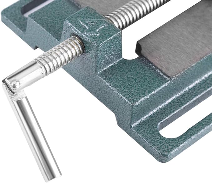 6 Inch Opening Size Drill Press Vice, Heavy Duty Machine Vise Tool for Milling and Drilling