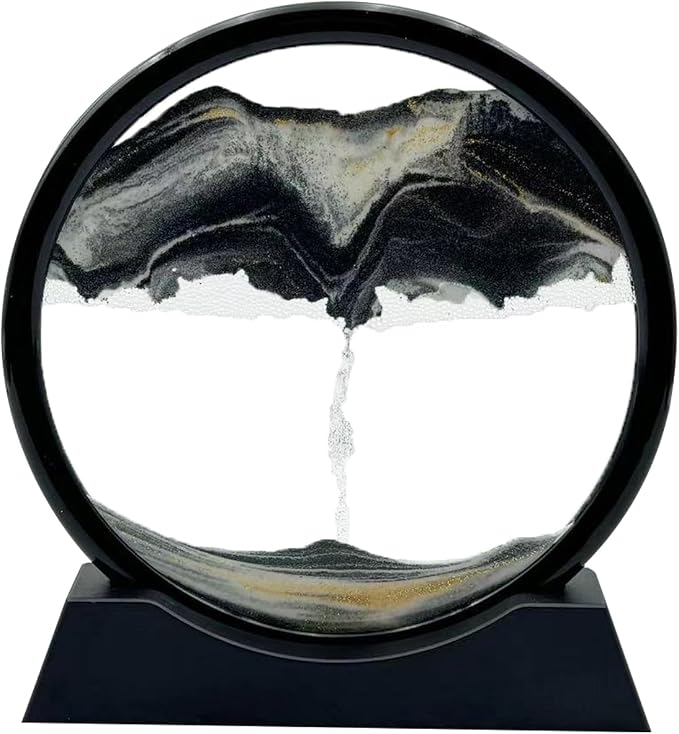 AzureLeap Moving Sand Art Liquid Motion, 3D Deep Sea Sandscape Color Quicksand by MovingSandArt