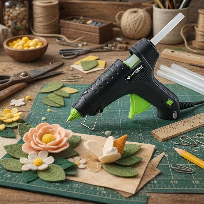 Surebonder Hot Glue Gun Full Size, Dual Temperature 40W Glue Gun - Image 2