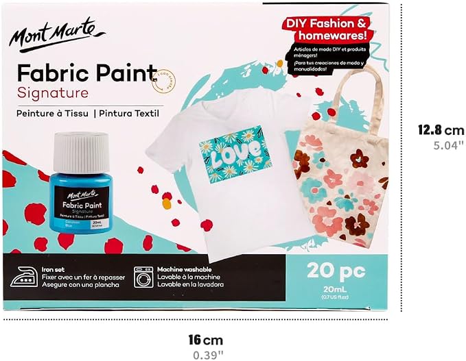 Mont Marte Signature Fabric Paint, Suitable - Image 7