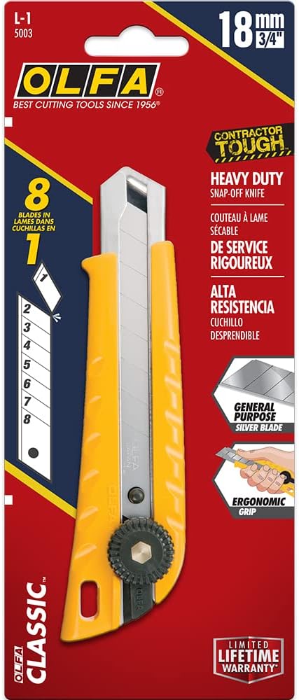 OLFA 18mm Heavy-Duty Utility Knife - Image 6