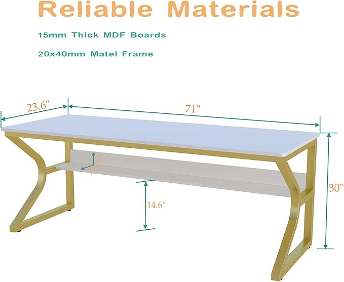 OSCHF 71-Inch Extra Long Desk - Image 2