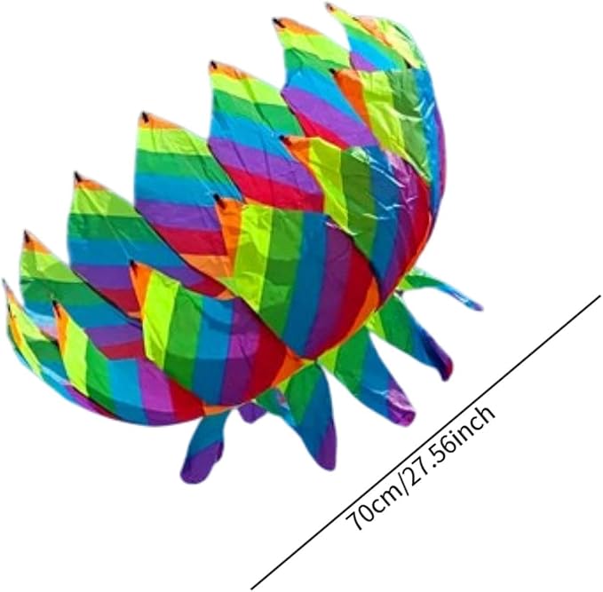 Big Kite Rotating Kite Giant Easy to Fly Soft Lotus-Shaped Soft Kite Flying - Image 4