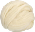 uxcell Needle Felting Wool, 3.5 Oz Nature Fibre Wool Yarn Roving by uxcell