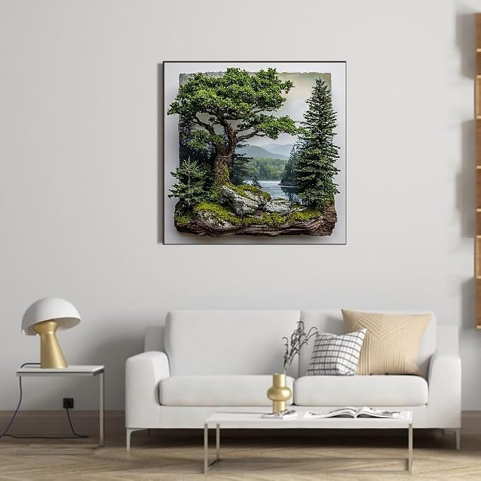 KYOQFVN Landscape Stamped Cross Stitch Kits - Image 5