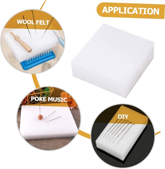 Yardenfun 4pcs Foam Mat Quilling Tool Quilting Tools Woolen Needle Felting Pad - Image 4