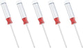 5PCS Mini Phillips Screwdriver, 3mm Cross Head with Clear Non-slip Handle for Small Appliances, 5"(127mm) Total Length, Magnetic