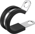 20 PCS 1 Inch Cable Clamps, 304 Stainless Steel Cable Clamps, Insulated Clamp, Hose Clamp, Pipe Clamp, Sturdy Clamp, and Wire Clamp by RTHIEAI