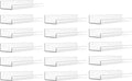 upsimples 16 Pcs 15" Acrylic Shelves by upsimples