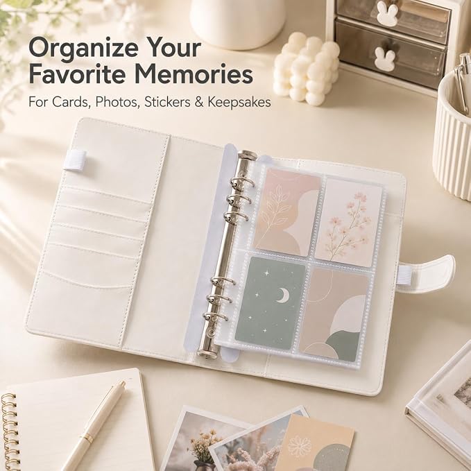 A5 Kpop Photocard Binder, 6-Ring Collector’s Album - Image 6