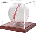 LITY Baseball Display Case, No Assembly Required Clear Cube Tennis Ball Holder by Unknown