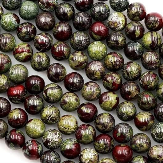 Zenkeeper 116-120 Pcs Dragon Blood Jasper Beads - Image 3