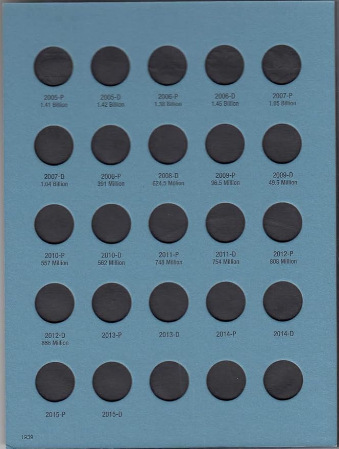 Whitman Roosevelt Dime #3 Folder #1939 - Image 2