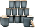 SHOWIN Thick Candle Jars for Making Candles 16 Pcs, 7 OZ Empty Jars by Showin