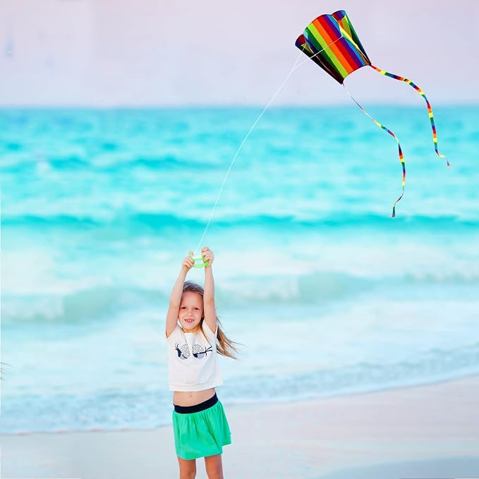 HENGDA KITE for Kids&Adults Rainbow Parafoil Kite - Image 3