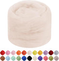 JeogYong Needle Felting Wool, 1.76oz Wool Roving Chunky Wool Yarn, Wet Felting by JeogYong