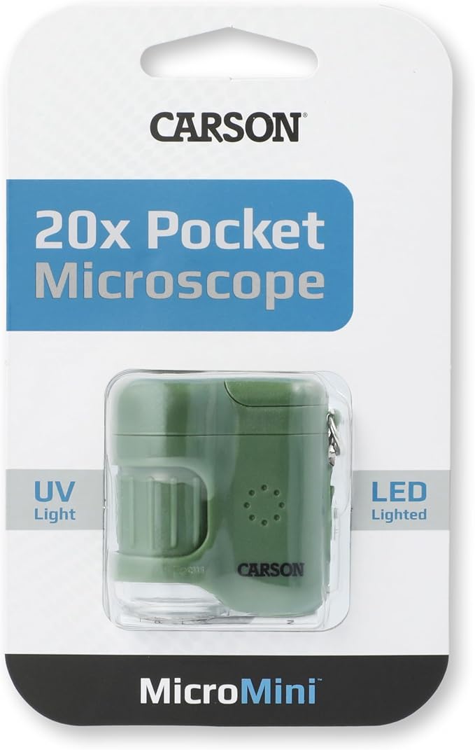 Carson MicroMini 20x LED Lighted Pocket Microscope - Image 6