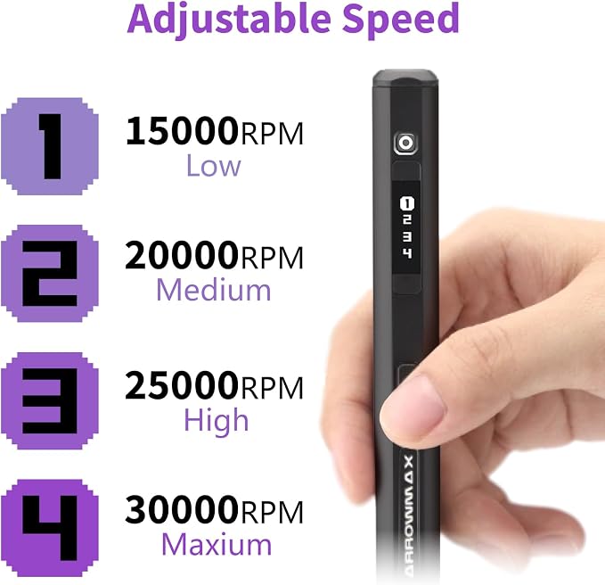 AM ARROWMAX Mini Engraving Pen: Ultimate Cordless Portable Tool - Image 3