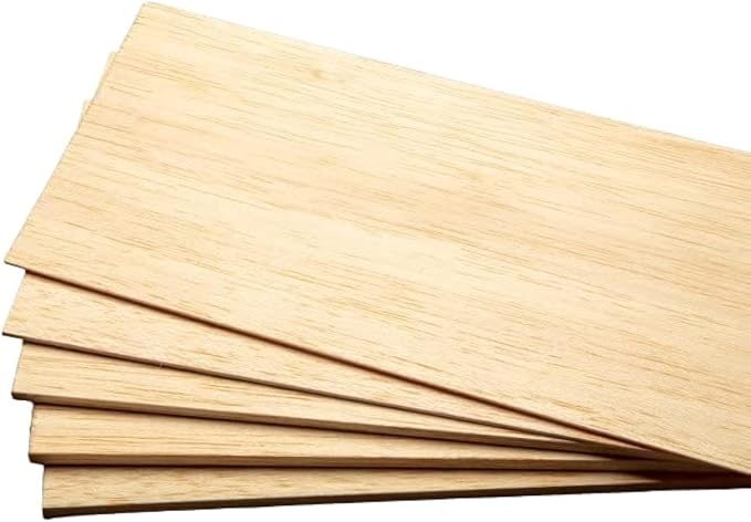 BINOS Balsa Wood Sheets, Model Grade Hobby Craft Balsa Wood Thin Plank by BINOS