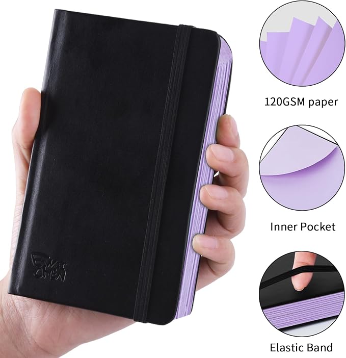 3.5x5.7inches Mixed Media Sketch Pad, 120GSM 32Sheets Folded Colored Paper - Image 3