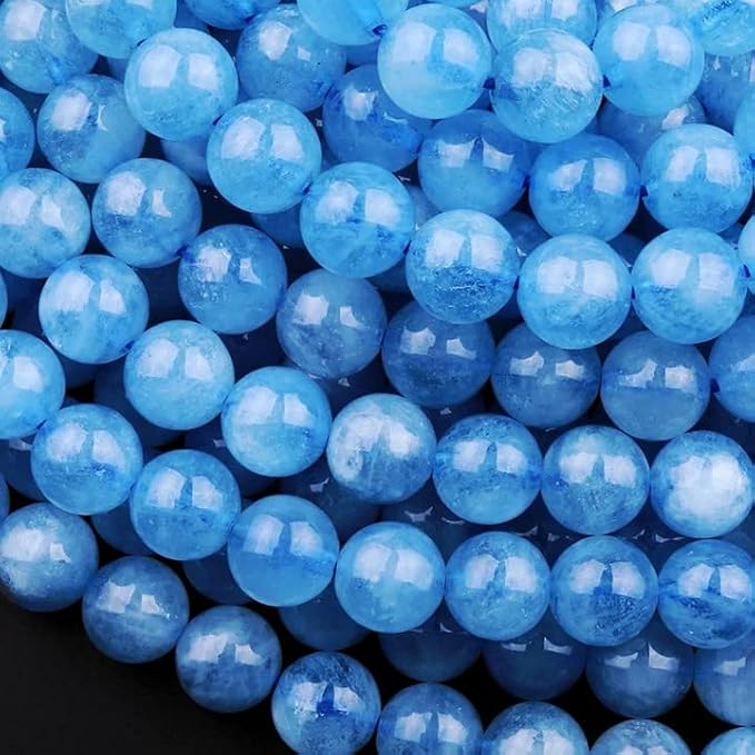 Zenkeeper 108 Pcs Natural Aquamarine Beads - Image 3