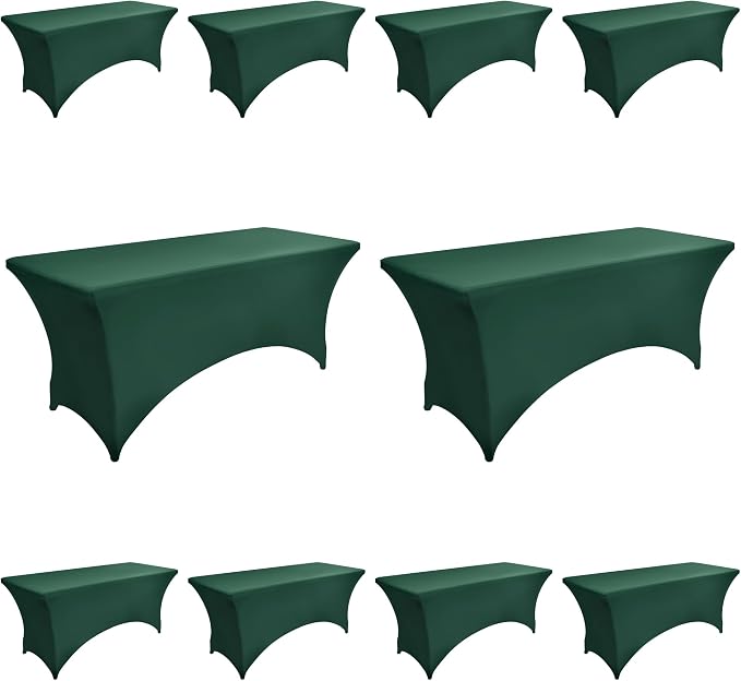 10-Pack 6ft Spandex Table Covers by Unknown