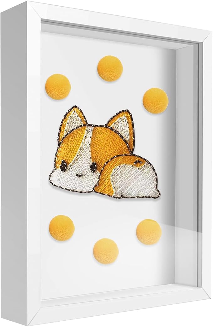 4x6 Small Shadow Box Frame Display Case, Display Case Box by TOUYINGER