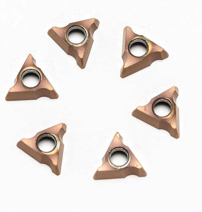 Tungsten Alloy Round Angle Insert Set for Chamfering Machines, Ideal for Chamfering Deburring on Steel and Other Metals (Round Cutter Kit)