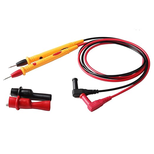 1000V 10A Multimeter Test Leads, Multimeter Leads+2pcs Alligator Clips, Test Probes Leads