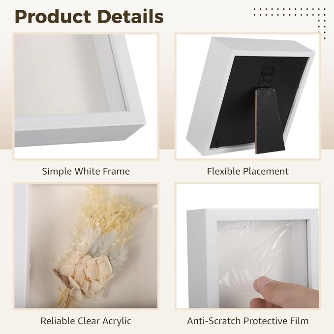 10 PCS Mini Shadow Box Frames - Image 3