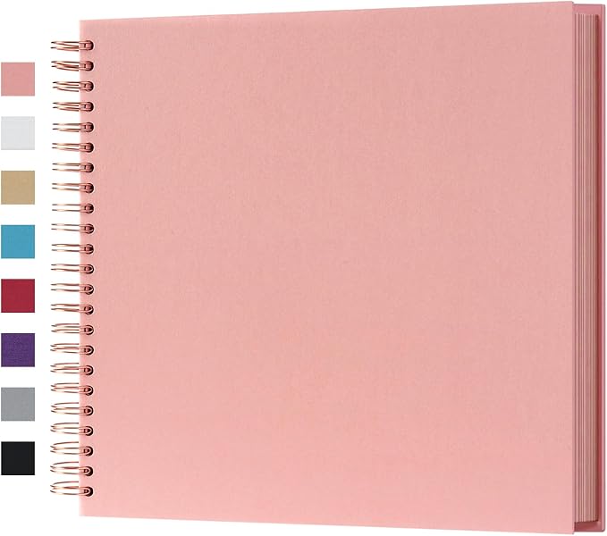 potricher 12 x 12 Inch Large Inch DIY Scrapbook Photo Album 80 Pages Thick by potricher