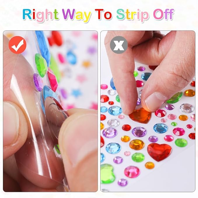 MYDBUYSOME 2774pcs Gem Stickers Jewels - Image 7