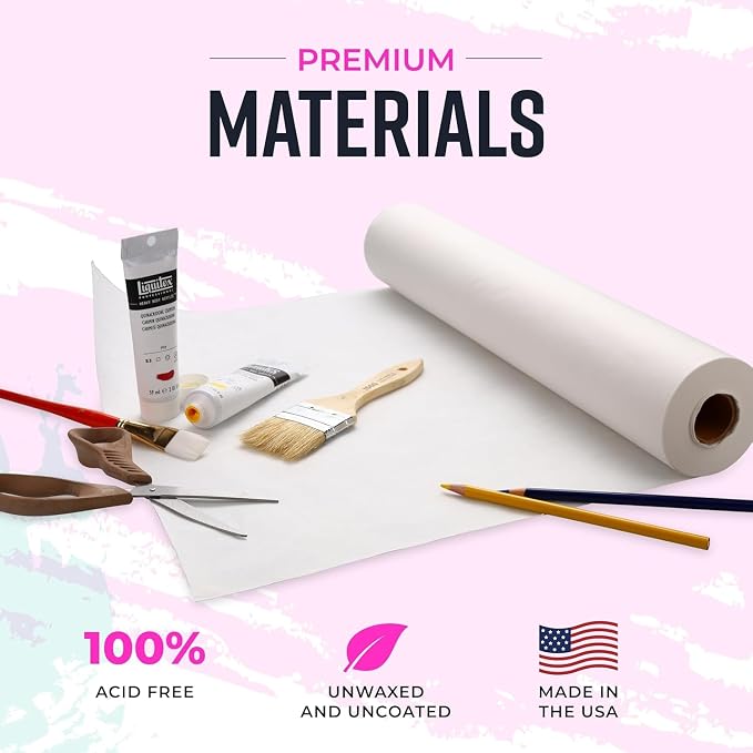 Bryco Goods 48" x 1200" White Kraft Paper Roll - Image 3