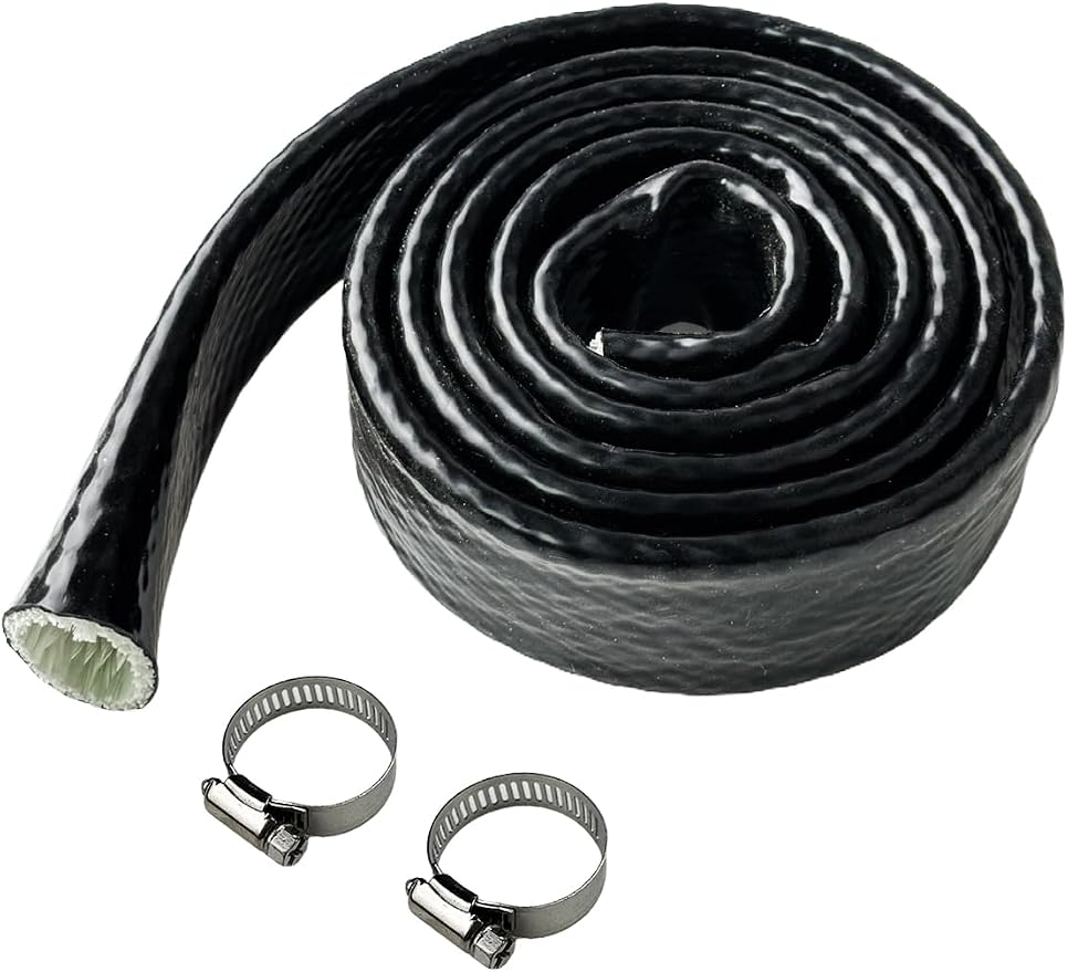 YAMAKATO 1" ID Heat Shielded Fire Thermo Armor Fire Sleeve Silicone Coated by YAMAKATO